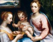 Madonna and Child with St Lucy - 弗朗西斯科·范尼